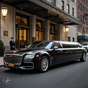 luxury limousine in New York City