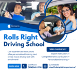 Blue and White Modern Driving School Instagram Post