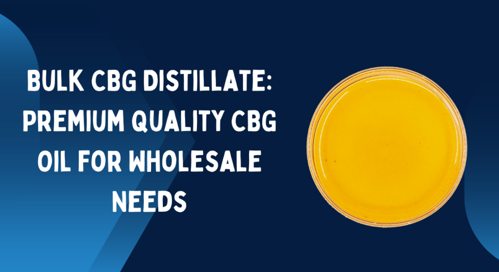 Bulk CBG Distillate