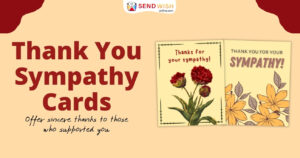 sympathy thank you cards