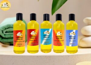 Natural Glow Massage Oil ,shea butter and hydrating skin oils