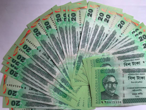 New and fresh Twenty  Taka Note or currency of Bangladesh