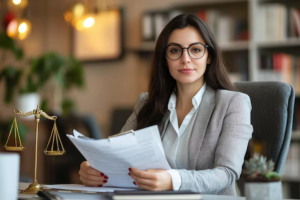 woman-wearing-glasses-sits-desk-with-stack-papers-judge-background_1293074-125564.jpg (AVIF Image 626 × 417 pixels)