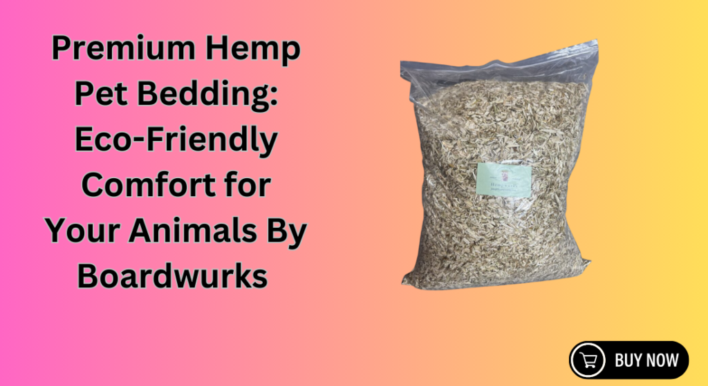 Hemp pet bedding