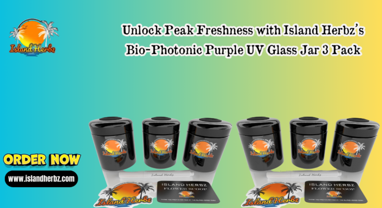 Bio-Photonic Purple UV Glass Jar 3 Pack