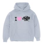I Love Synaworld Grey Hoodie