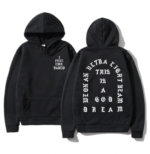 Kanye West Pablo Black Hoodie