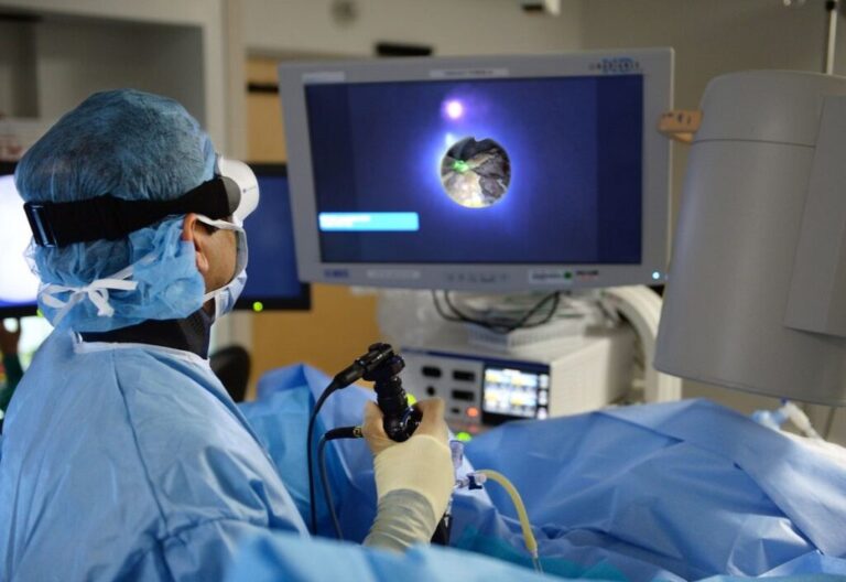 Laser kidney stone removal