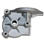 High pressure aluminium die casting automotive component with precision engineered housing structure