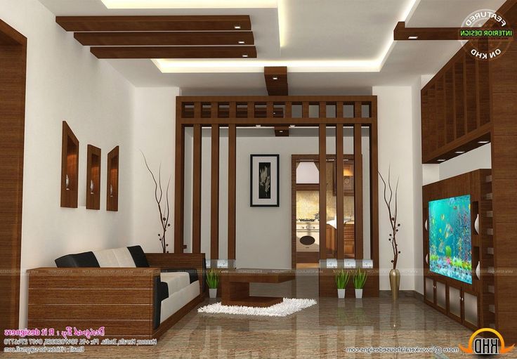 interior design living room kerala  Interior design dining room