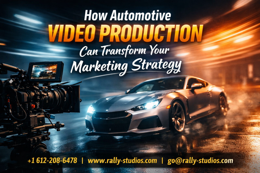 Automotive video production in action