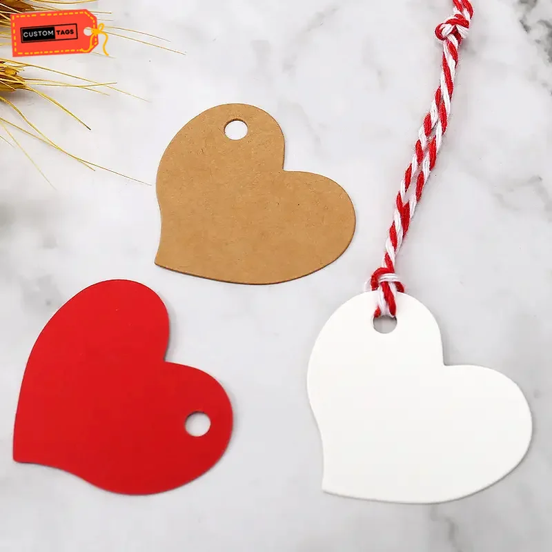 Custom Heart Tags