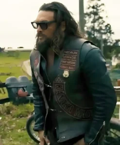 The Wrecking Crew 2026 Jason Momoa Leather Vest
