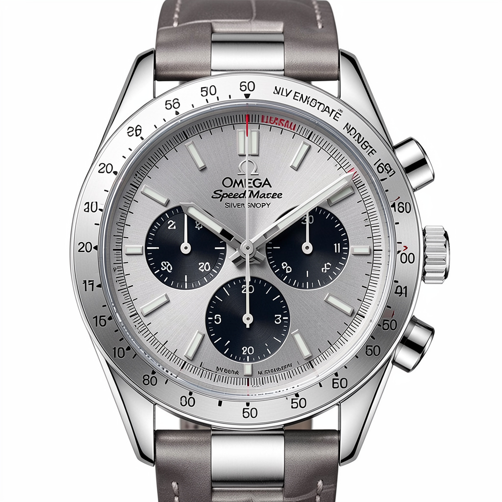 Omega Speedmaster Silver Snoopy watch