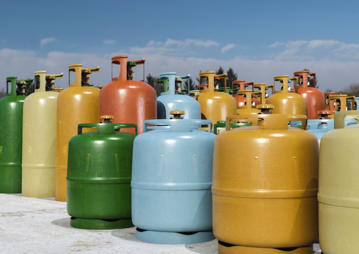 gas bottles