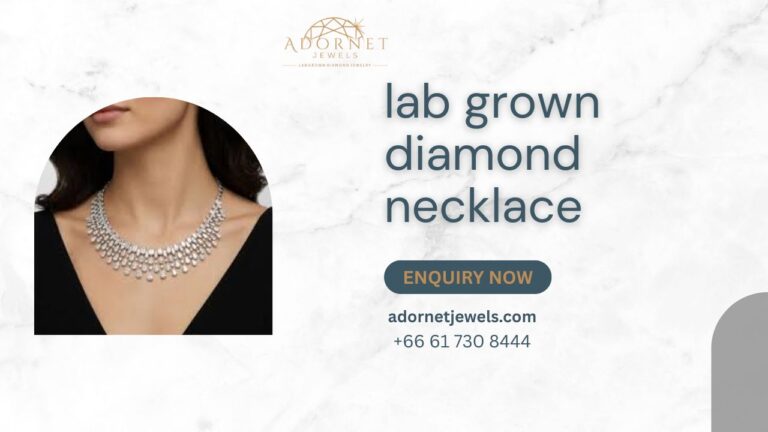 lab grown diamond necklace for women