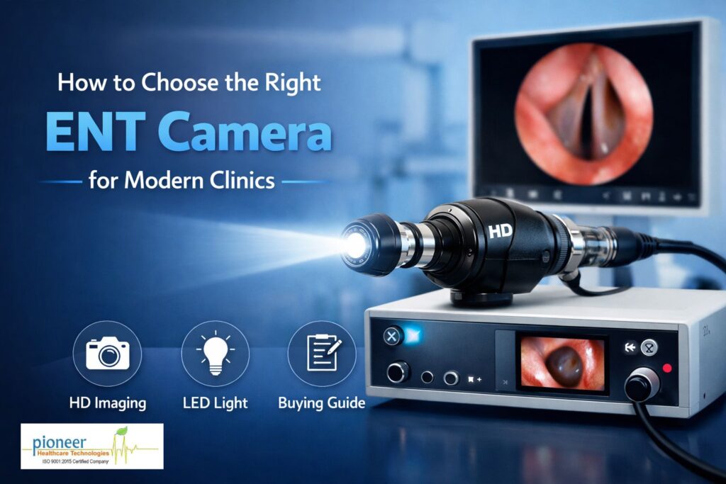 How to Choose the Right ENT Camera for Modern Clinics – HD endoscopy camera system with LED light source and control unit