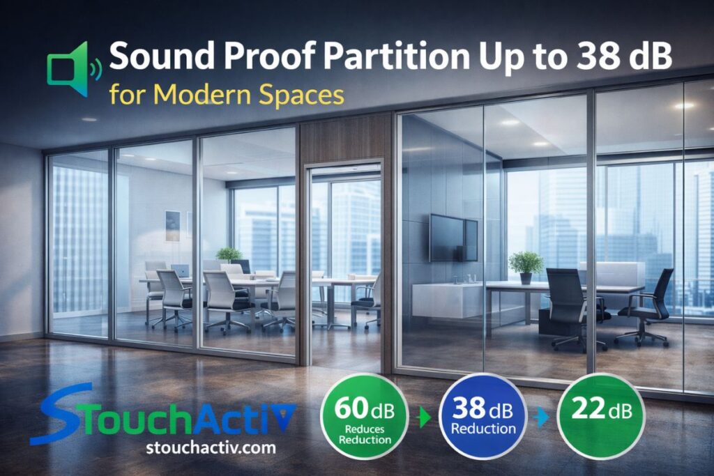 Sound Proof Partition Up to 38 dB
