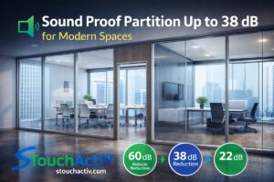 Sound Proof Partition Up to 38 dB