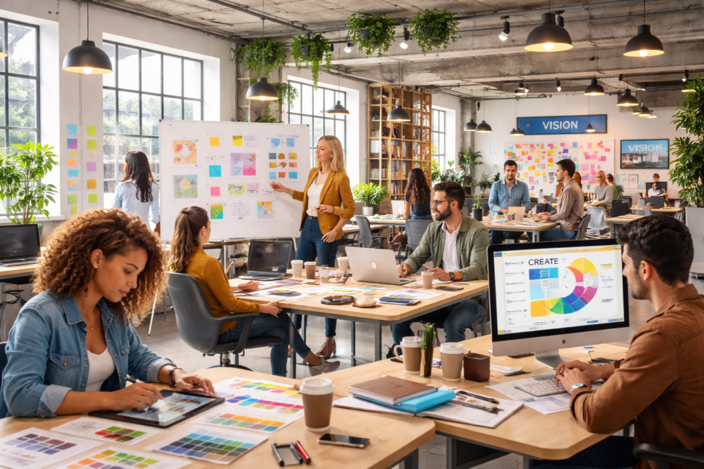 Inside a Modern Design Agency: Where Creativity Meets Business Vision