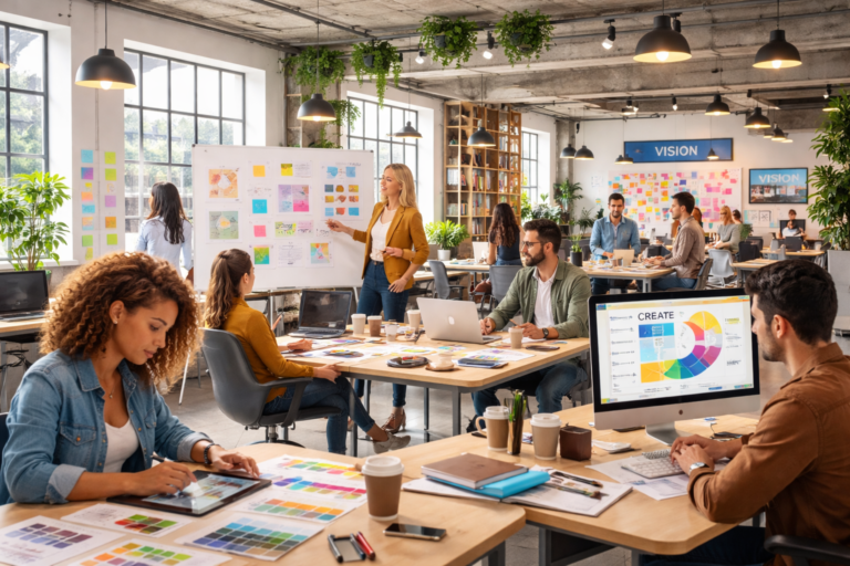 Inside a Modern Design Agency: Where Creativity Meets Business Vision