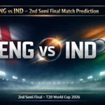 ENG vs IND Match Prediction