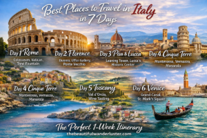 Best Places to Travel in Italy in 7 Days Realistic Itinerary