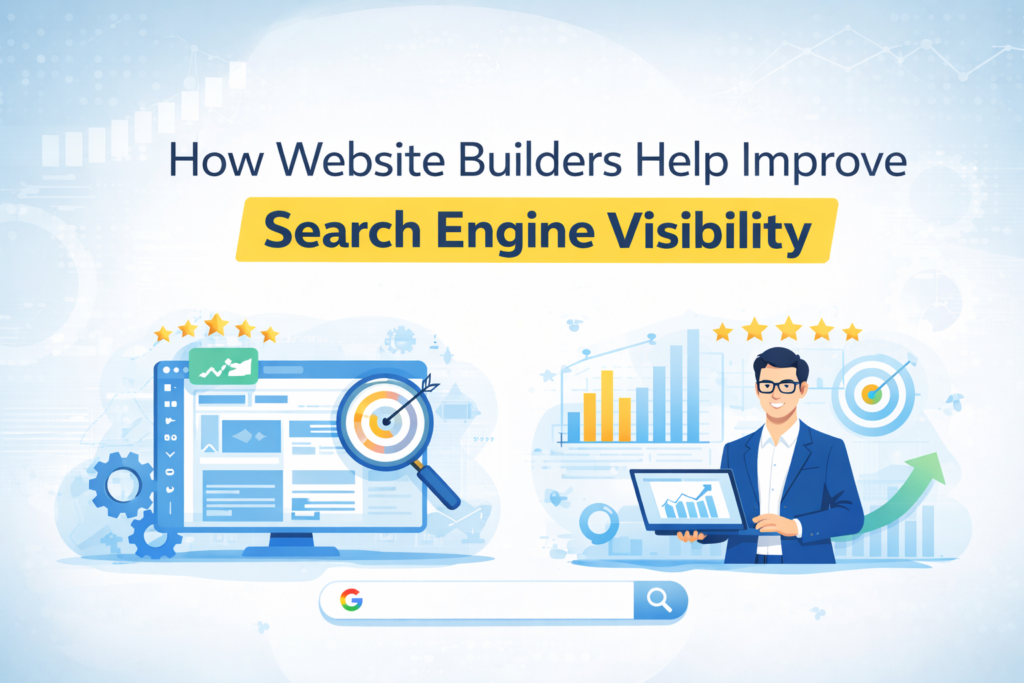 Website builder improving SEO rankings