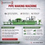 High Quality Pipe Making Machine Manufacturer in India Sarthak Tube Mill