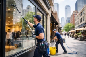 How Can Businesses Maintain Clear Storefront Windows?