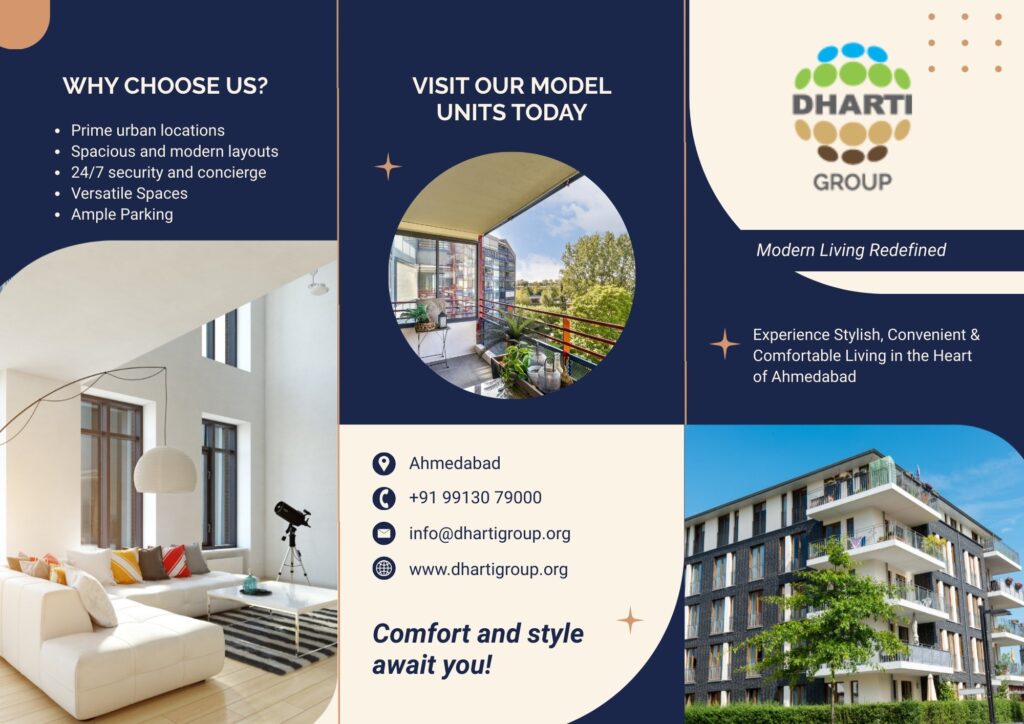 Ready to Move 2 BHK Flats for Sale Near Me in Prime Location Dharti Group