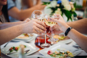 The,Guests,Keeping,Glass,Of,Champagne