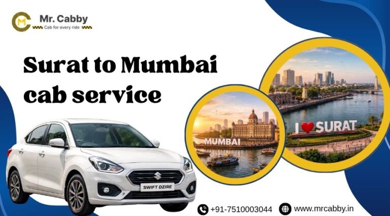 Surat to Mumbai cab service