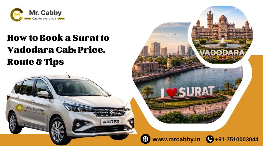 Surat to Vadodara Cab