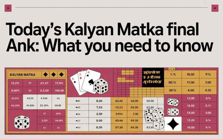Kalyan Matka Final Ank​