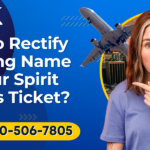 spirit wrong name on airline ticket