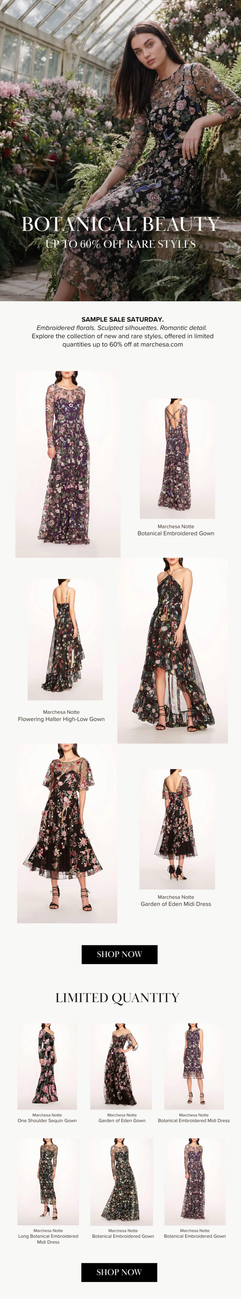 Marchesa Botanical Beauty Collection: Floral Elegance Redefined
