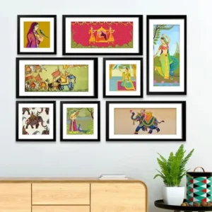 wallmantra-madhubani-art-collage-picture-wall-frame-set-of-8-EBEF-medium