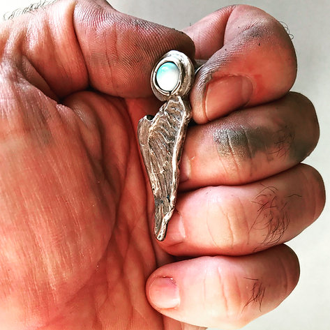 angel wing ring