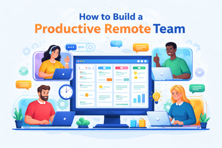 build a productive remote team with workflow management tools