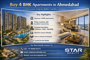 Buy 4 BHK Apartments in Ahmedabad - Star Realty India