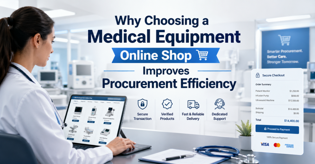 Why Choosing a Medical Equipment Online Shop Improves Procurement Efficiency