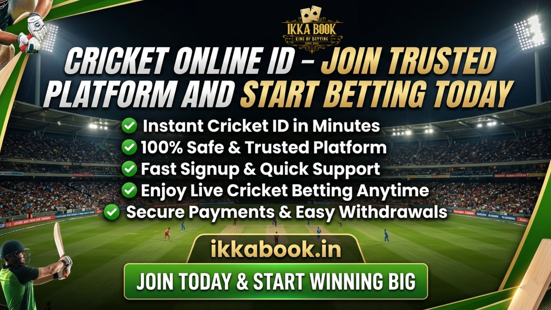 Trusted cricket online ID provider offering quick signup and smooth betting for users