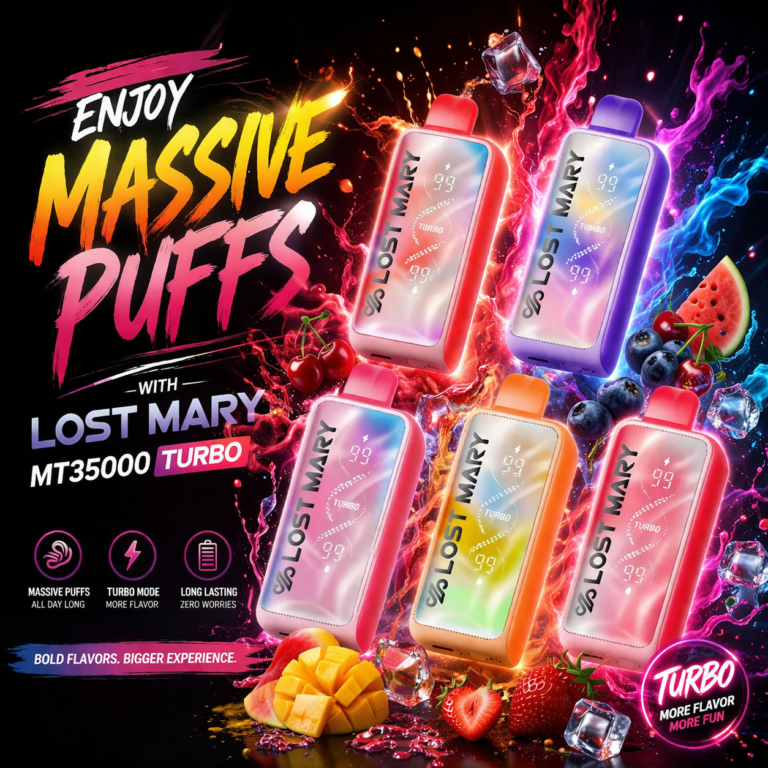 Enjoy Massive Puffs with Lost Mary