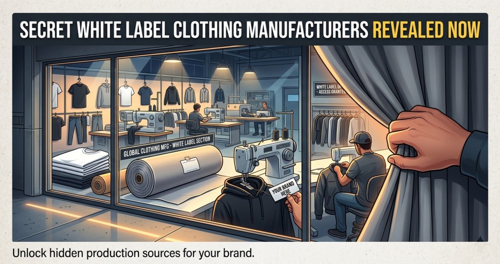 Secret White Label Clothing Manufacturers Revealed Now