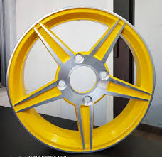 Durable E Rickshaw Alloy Wheels with corrosion-resistant aluminum build
