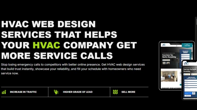 hvac web design services