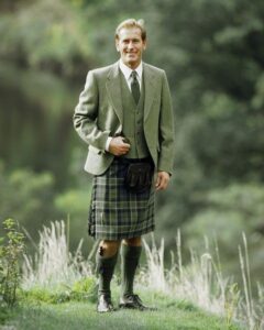 tweed kilt jacket