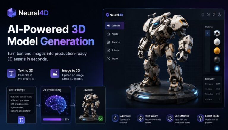 Neural4D: Transforming Ideas into 3D Reality with AI