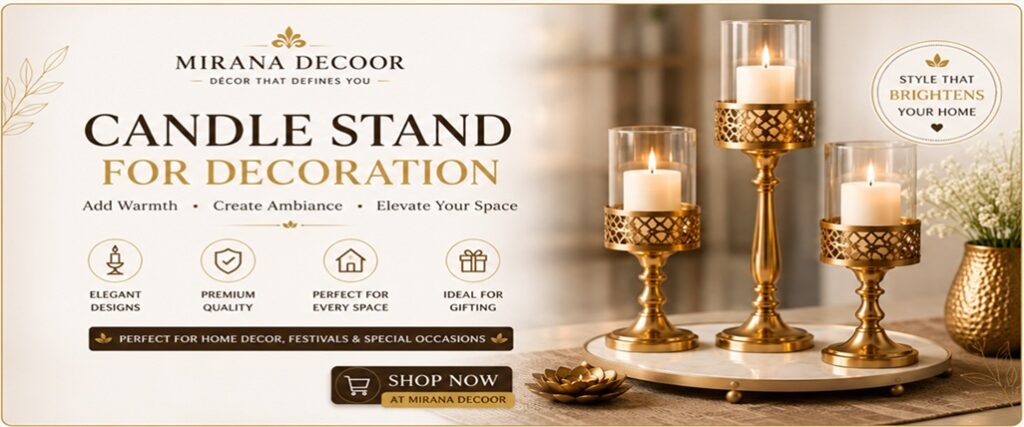 Candle stand for decoration
